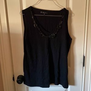 Black tank top
